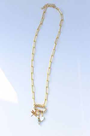 IYKYK Maggie Carabiner Charm Necklace