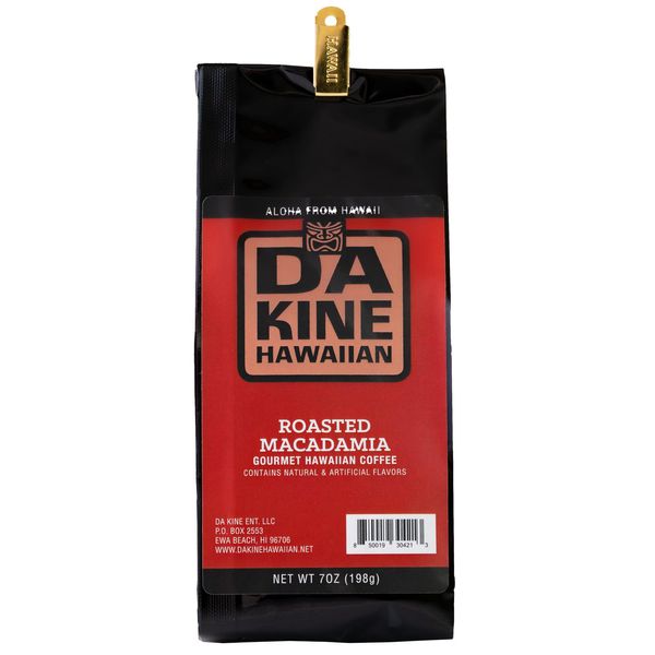 10% Kona Coffee Blend - Roasted Macadamia