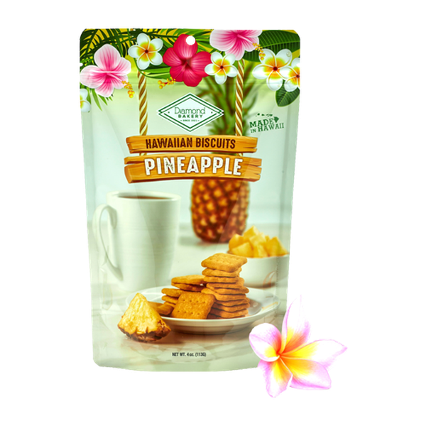 Hawaiian Biscuits, Pineapple (4.0oz)